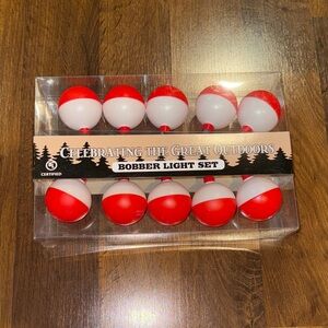 NWT Bass Pro Bobber Light Set - Red and White Fishing Float Lights